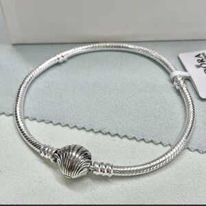 Pandora Silver Bracelet with Shell Accent